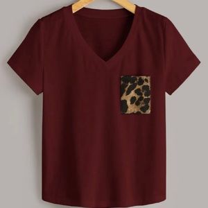 Red Leopard T-Shirt
